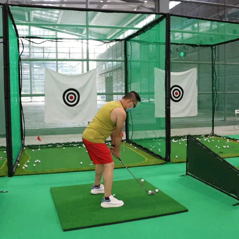 Golf Batting Cage Indoor and Outdoor Practice Nets Golf Batting Nets Swing Practice Supplies Driving Range Equipment 300*300cm