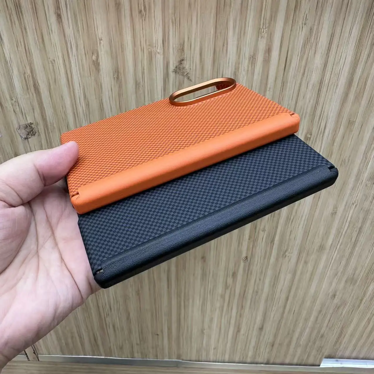 Wysokiej jakości tekstura włókna węglowego do etui Magsafe dla Samsunga Z Fold 8, szerokie, smukłe, z pełną ochroną zawiasu, odporne na upadki. — zdjęcie produktu 7