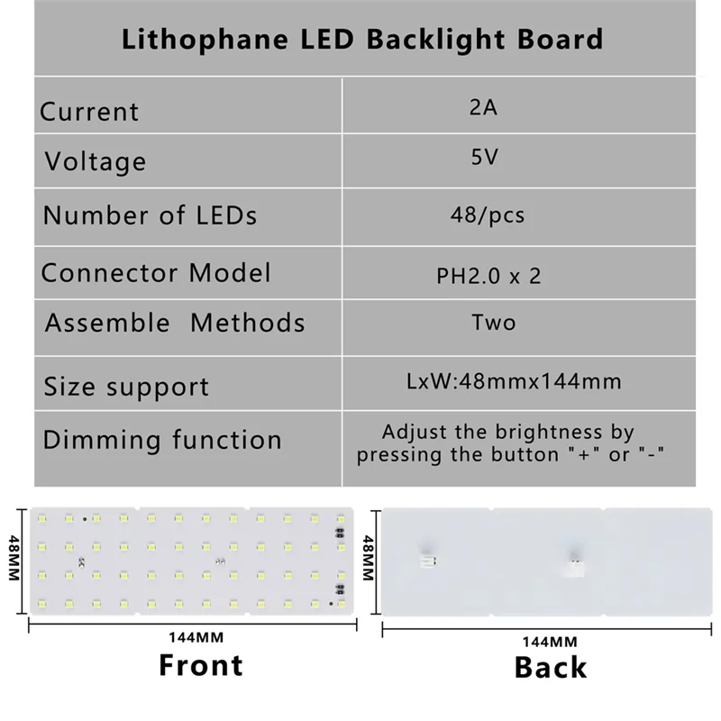 ABUL-CMYK LED الخلفية مجلس PLA الأساسية CMYK ليثوفان حزمة ثلاثية الأبعاد طباعة ليثوفان صور LED عدة لوحة إضاءة LED