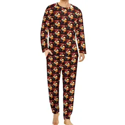 Nicolas Cage Pijama Nick Cage Masculino Manga Longa Pijama Macio Conjunto 2 Peças Noite Inverno Pijamas Personalizados Idéia de Presente