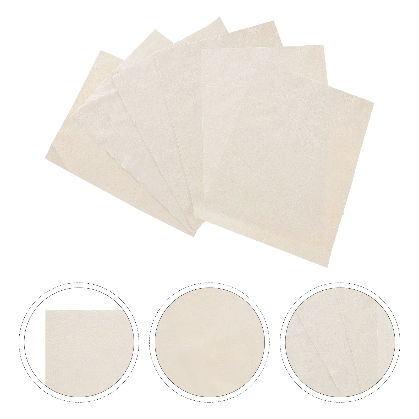 

6 Sheets Pre-Cut Pottery Chamois Cloth Clay Tools Trimming Smoothing Rim Pottery Craft Accessories Pre-Cut Chamois Cloth