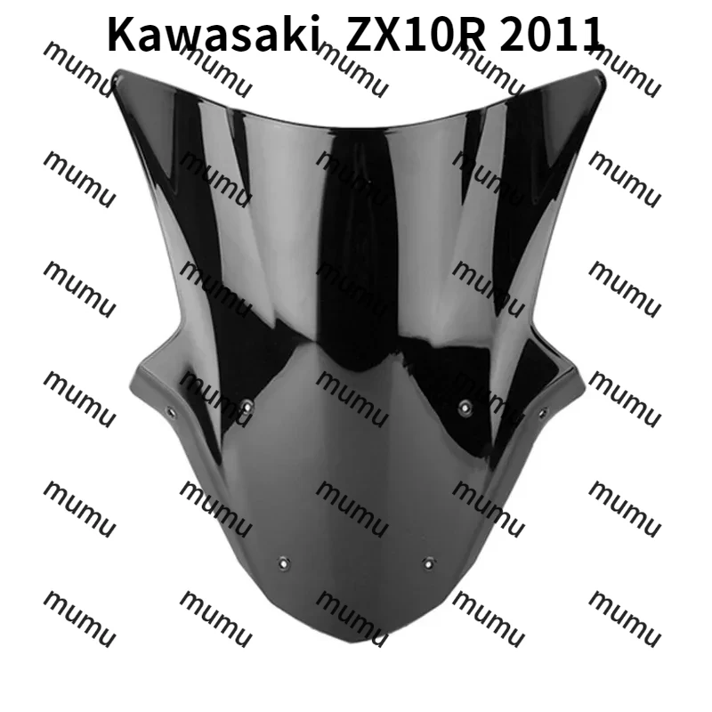 

Kawasaki для мотоцикла Ninja ZX-10R 2011-2013 2014 2015, подходит для защиты дефлектора лобового стекла с двойным пузырьком