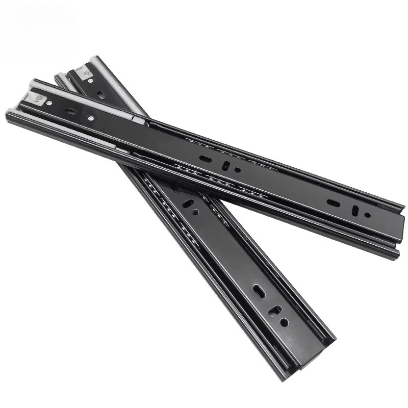 New Design Cold Rolled Steel Telescopic Channel Drawer Slide 45 mm Side Mounted Drawer Slide