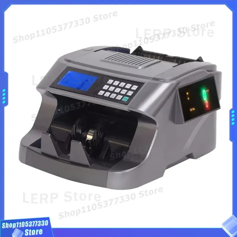 Automatic Banknote Counter Machine with UV MG Detection Flip Mixed Value Cash Counting Device for Office Business Use