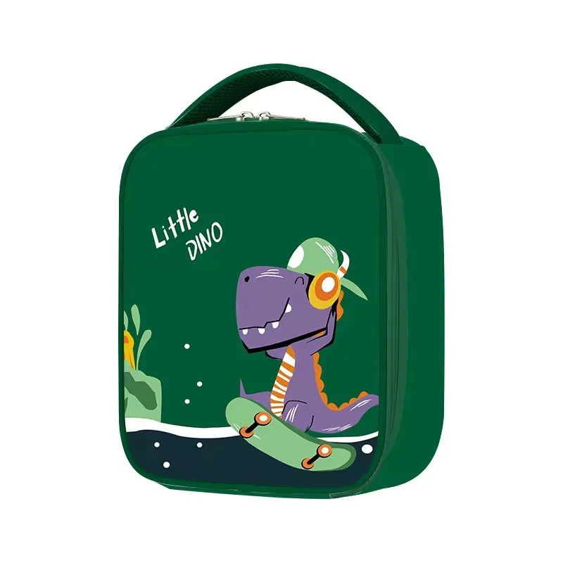 Fashion Dinosaur Cooler Lunch Bag Insulated Thermal Food Portable Lunch Box Functional Food Picnic Lunch Bags for Women Kids