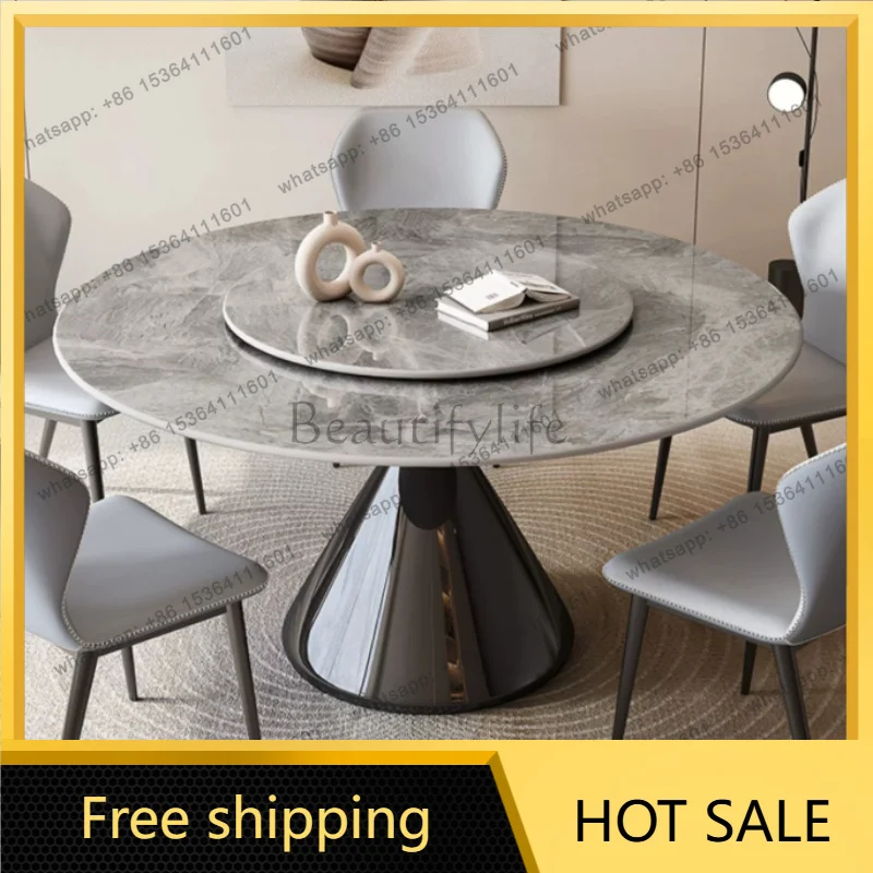 zj.modern Restaurant Luxury Dining Tables Marble Reading Salon Industrial Dining Tables Small Coffee Mesas De Comedor Furniture