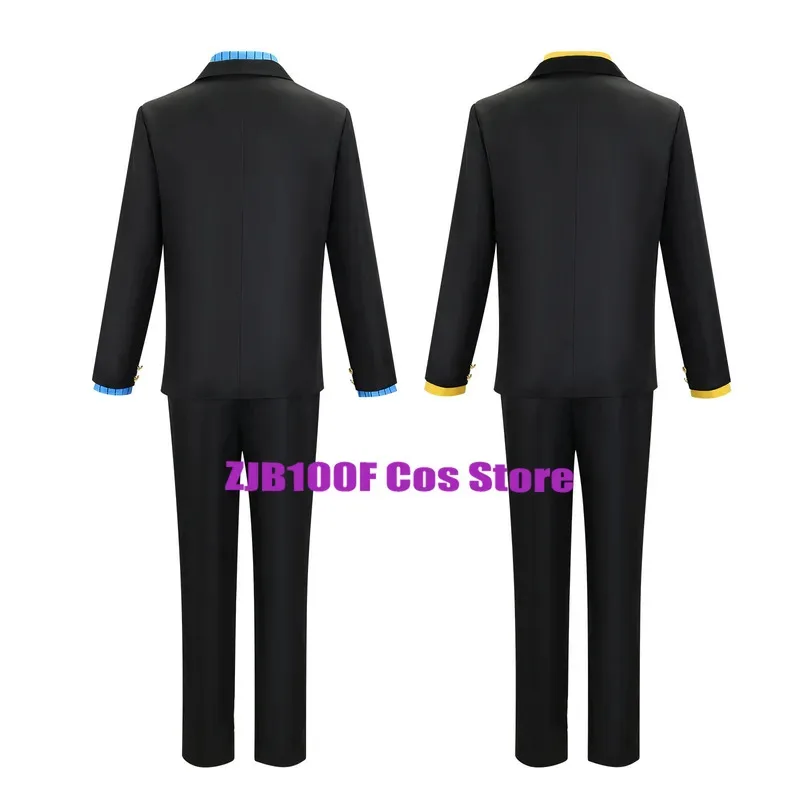 Sanji Cosplay Uniform Costume in 3 Colors, Anime Wano Country Vinsmoke Costume, Wig, Halloween Party, Role-Playing Clothing for