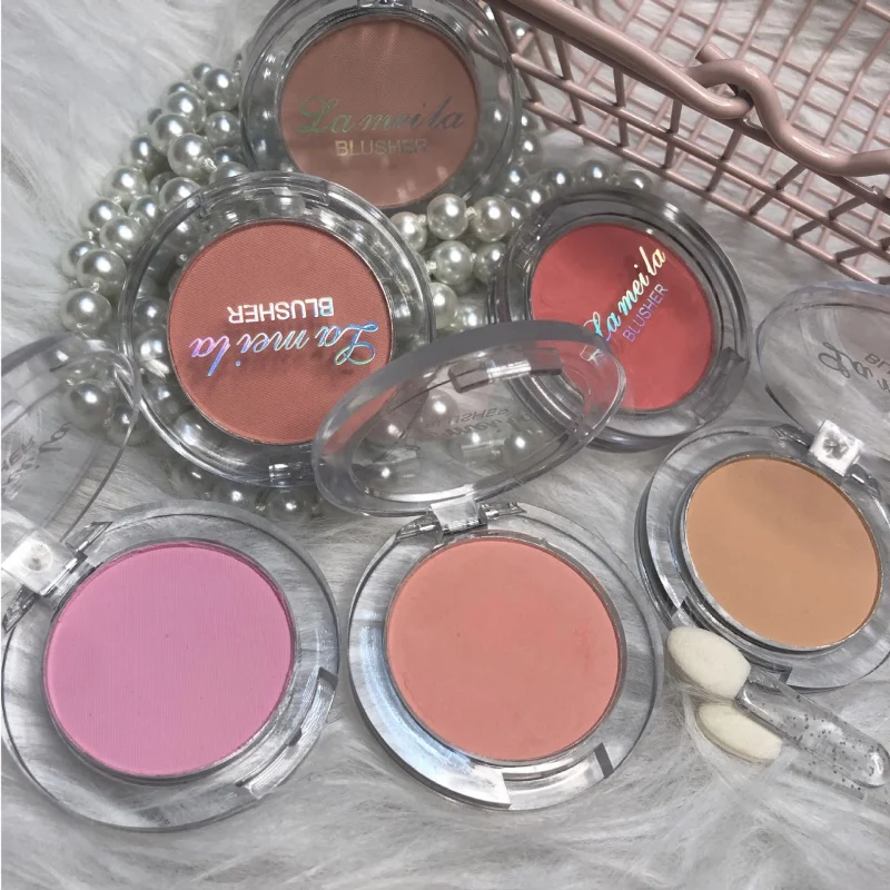 Fard per il viso Matte Natural Cheek Tint Brighten Face Waterproof Face Contouring Cosmetics Blush Powder Soft trucco femminile 1 pz