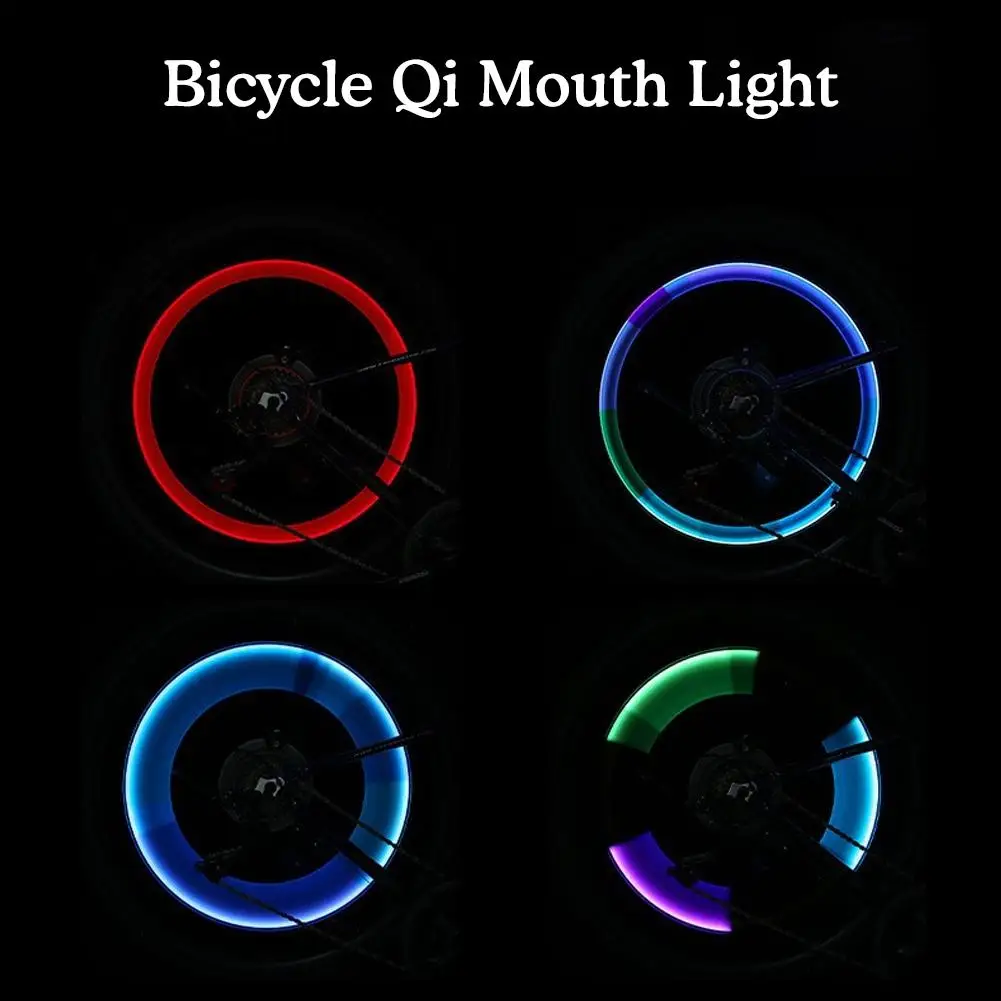 2Pcs Neon Bike Spoke Lights Bicycle LED Light Tire Valve Cap Flashlight Wheel Spoke Lightweight Car Motorcycle Accessories