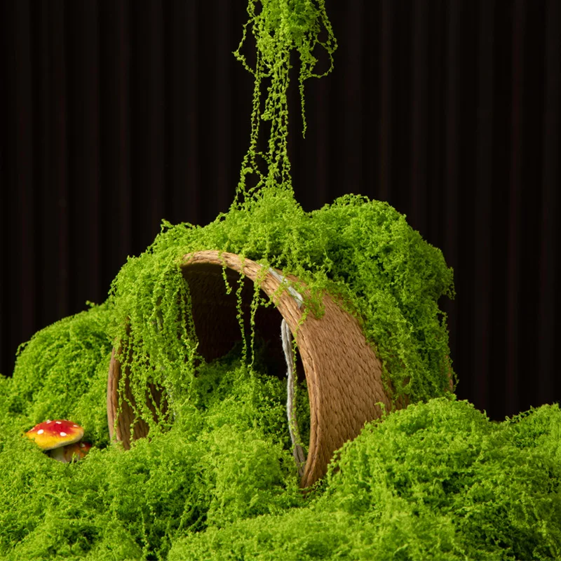 200g Eternal Life Moss DIY Crafts Grass Artificial Green Plants Home Room Garden Decor Mini Landscape Fake Grass Bonsai