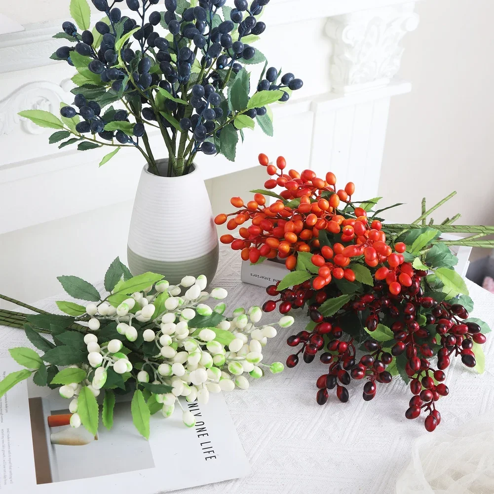 

Set of 5 138 inch Artificial Olive Branch Stems with White Buds for Wedding Centerpieces For Home Interior Decoration