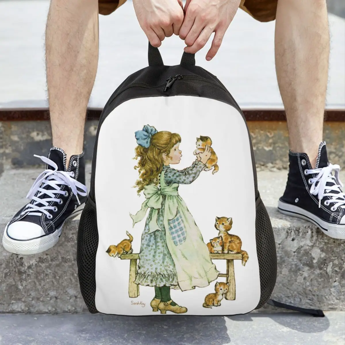 Mochila para estudiantes de Sarah Kay, mochila escolar para senderismo, mochila de viaje para niños y niñas, mochila de moda, bolsos de hombro