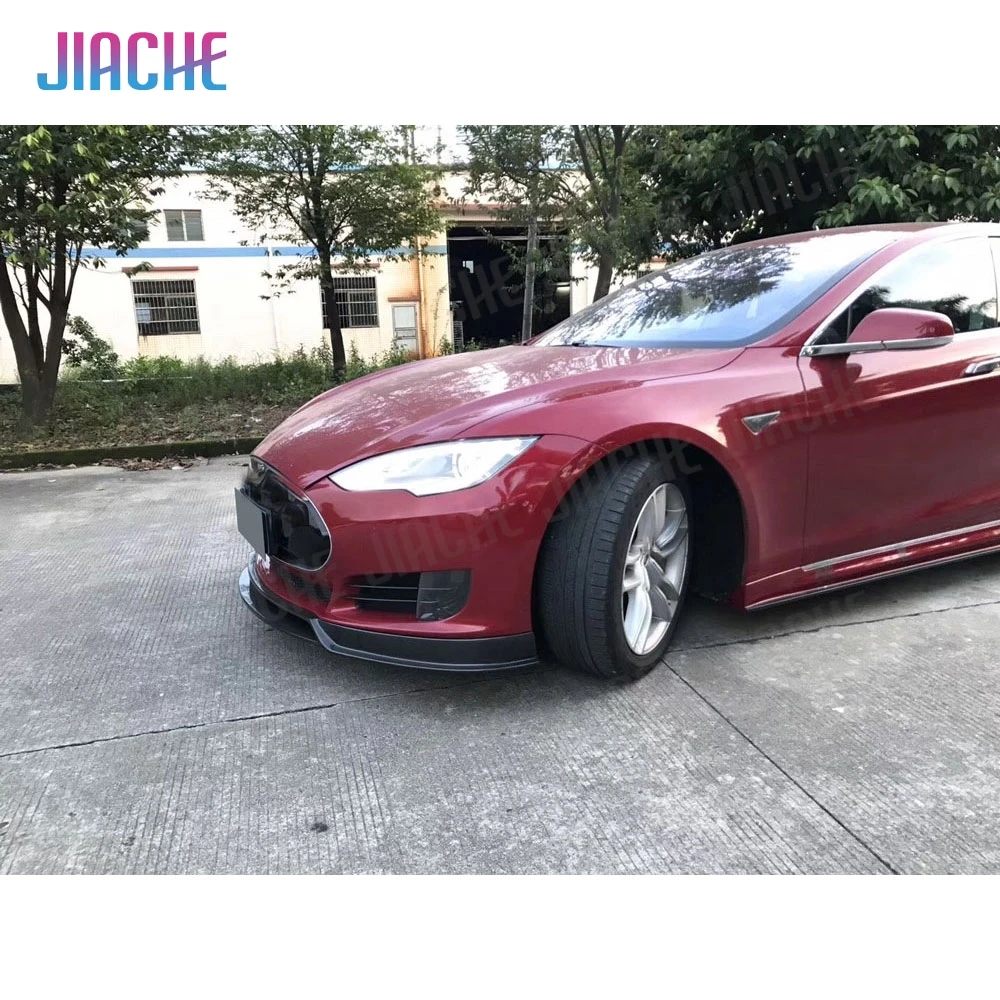 JCYECF передний бампер, спойлер, диффузор, передняя защита для подбородка для Tesla Model S 70D P85D 90D P100D, седан, 4-дверный 2012-2017
