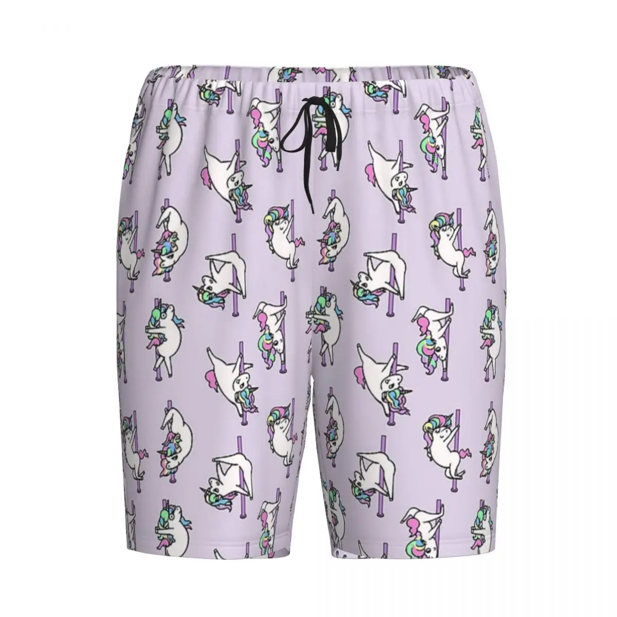 

Мужские шорты для сна и отдыха Custom Unicorn Pole Dancing Club, пижамные штаны, нижняя часть пижамы