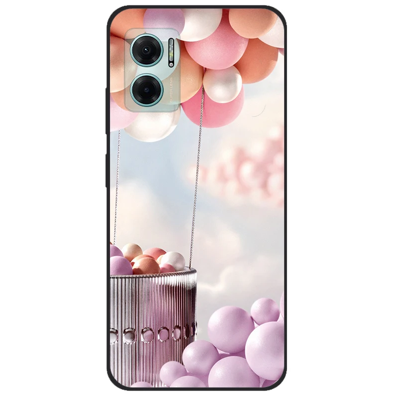 For Redmi Note 11E 5G Case 2022 NEW Fashion Lovely Soft Phone Cases for Xiaomi Redmi Note 11E Silicon Back Cover 11 E TPU BumpeR