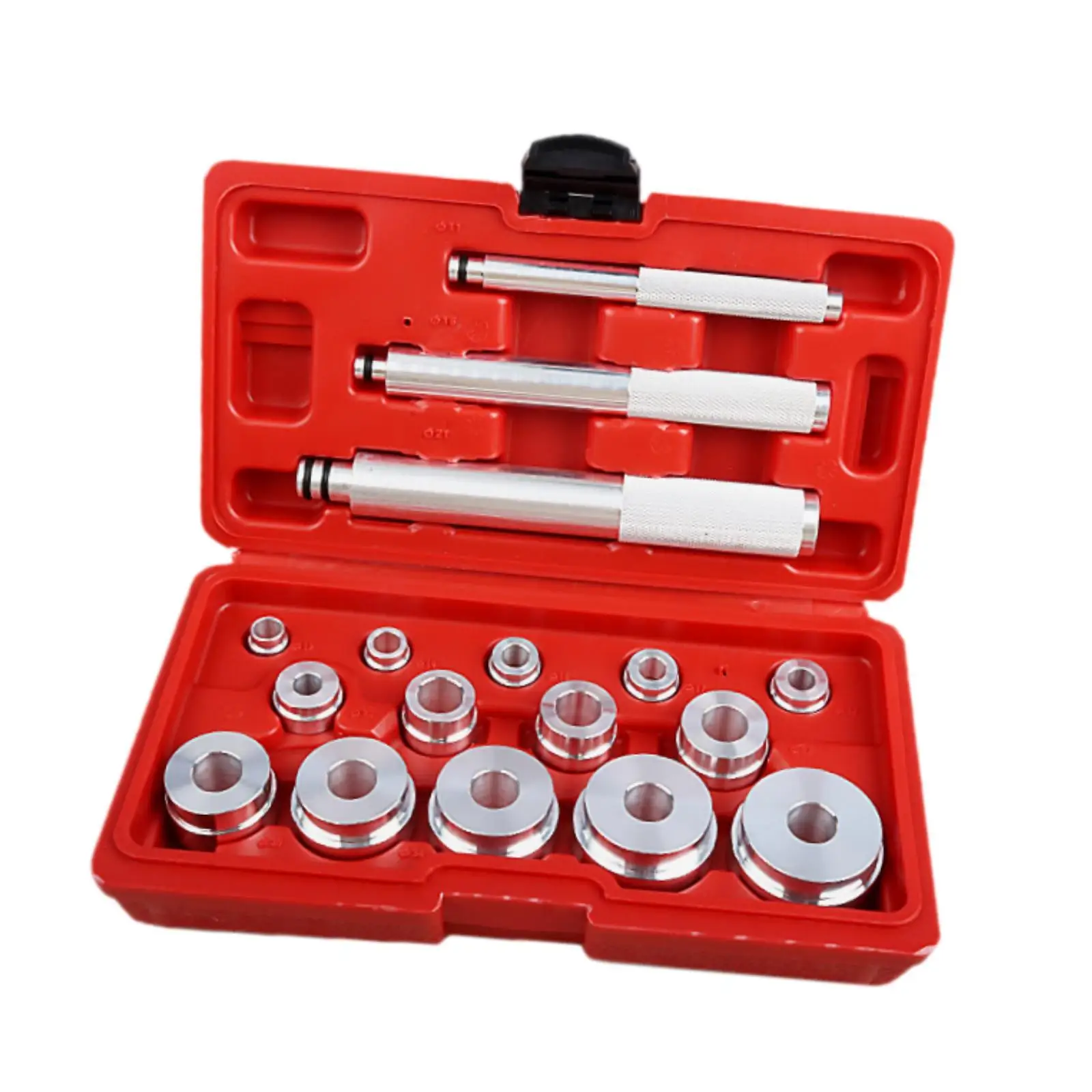 

17 Pieces Aluminum Bearing Race and Seal Install Driver Set Spacer Bushing Press Kit for Trucks Motorbikes DIY Enthusiasts