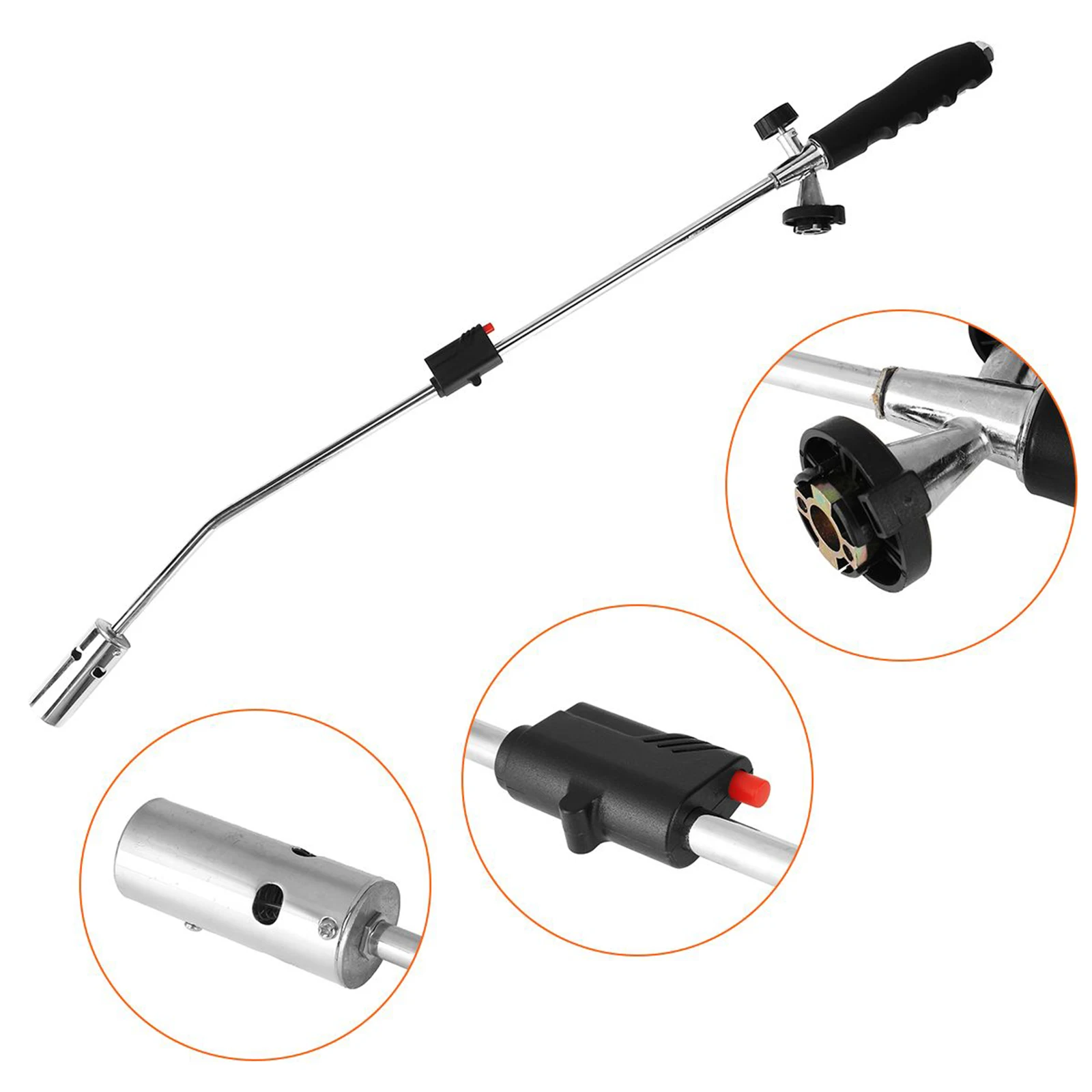 Long Butane Weed Torch, Auto Start, Handle Start, Hand Operation, Lightweight