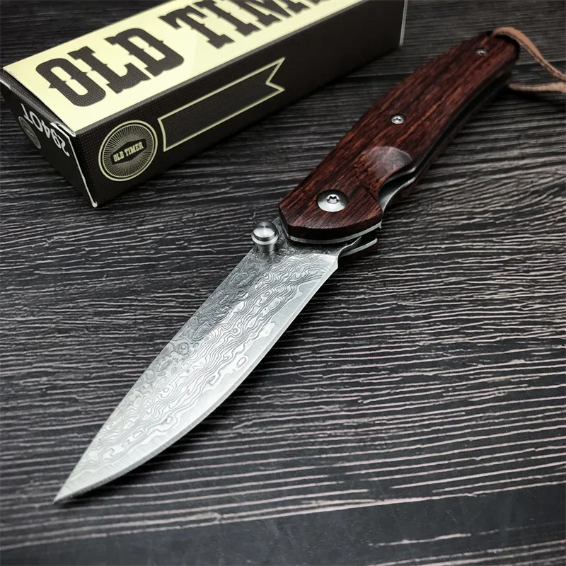 

Firewing Damascus Steel Pocket Knife Outdoor tactical hunting military camping multi-purpose EDC pocket pocket knife men's gift