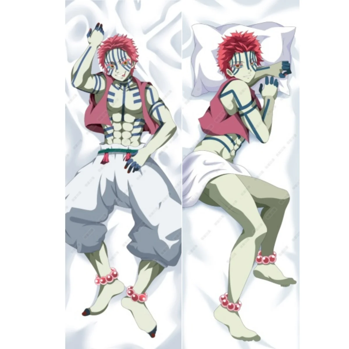 

Boyoxon Akaza Anime Figure Pillow Case Cover Hugging Pillow Pillowcase Double-Sided Printed Peach Skin/2WAY Plush Multi-Size