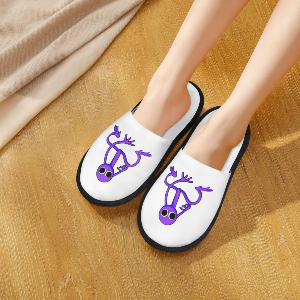 

Тапочки с персонажами радужных друзей на заказ, теплые мягкие женские домашние тапочки из пены с эффектом памяти, удобная обувь для спальни