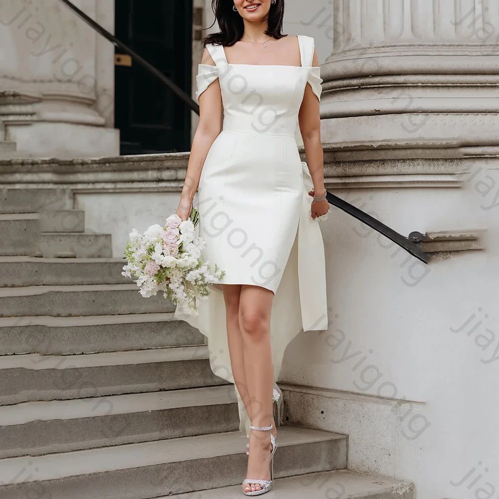 Sukienki wieczorowe z krótkim rękawem, bez pleców, z elegancką kokardą, w stylu gwiazd, wysokiej jakości, na studniówkę i imprezy dla kobiet.