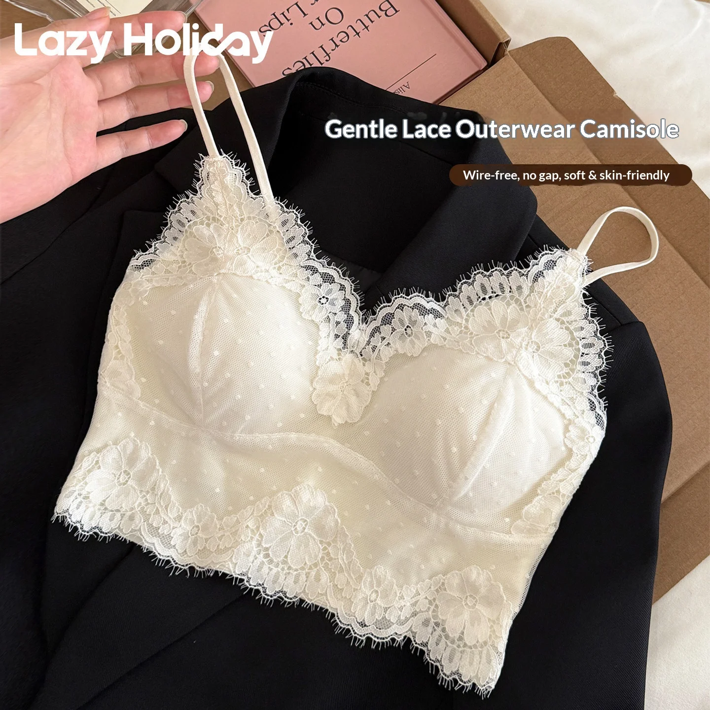 T Shirt Bra Seamless - Nuovo reggiseno in pizzo francese, modello