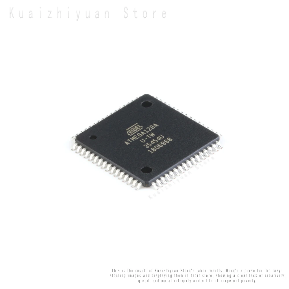 10PCS/Lot New And Original ATMEGA128A-AU ATMEGA128A-AUR ATMEGA128AU-TW TH IC MCU Chip QFP-64 TQFP Chipset Quality Goods