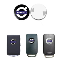 5/10PC/lot 14mm Car Key Shell Square Emblem Symbol Sticker For Volvo R Design T6 AWD C30 C40 C50 C70 S40 S60 S70 S80 Car Sticker