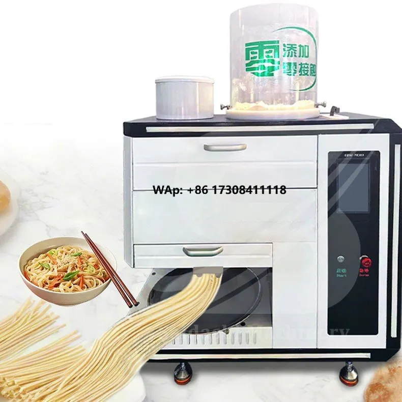 Commercial All-in-One Automatic Intelligent Noodle Machine 220V Multi-Functional Knead Dough Pulled Noodles Motor Core Component
