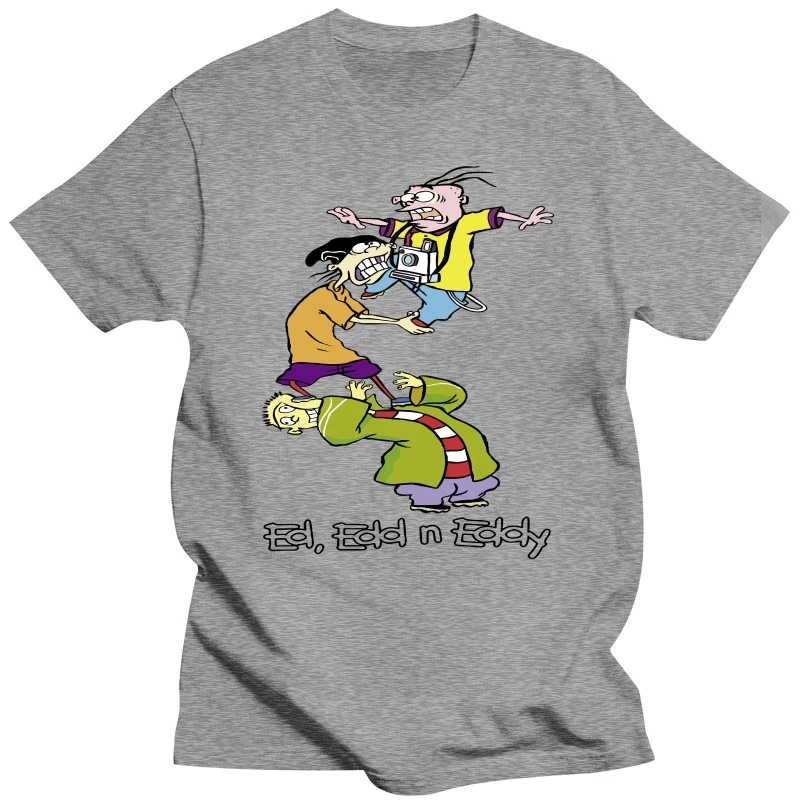 Vintage T Shirt Ed Edd 'n' Eddy V3 Women Men Unisex TShirt Natural color DTG Print S M L XL 2XL 3XL 4XL 5XL