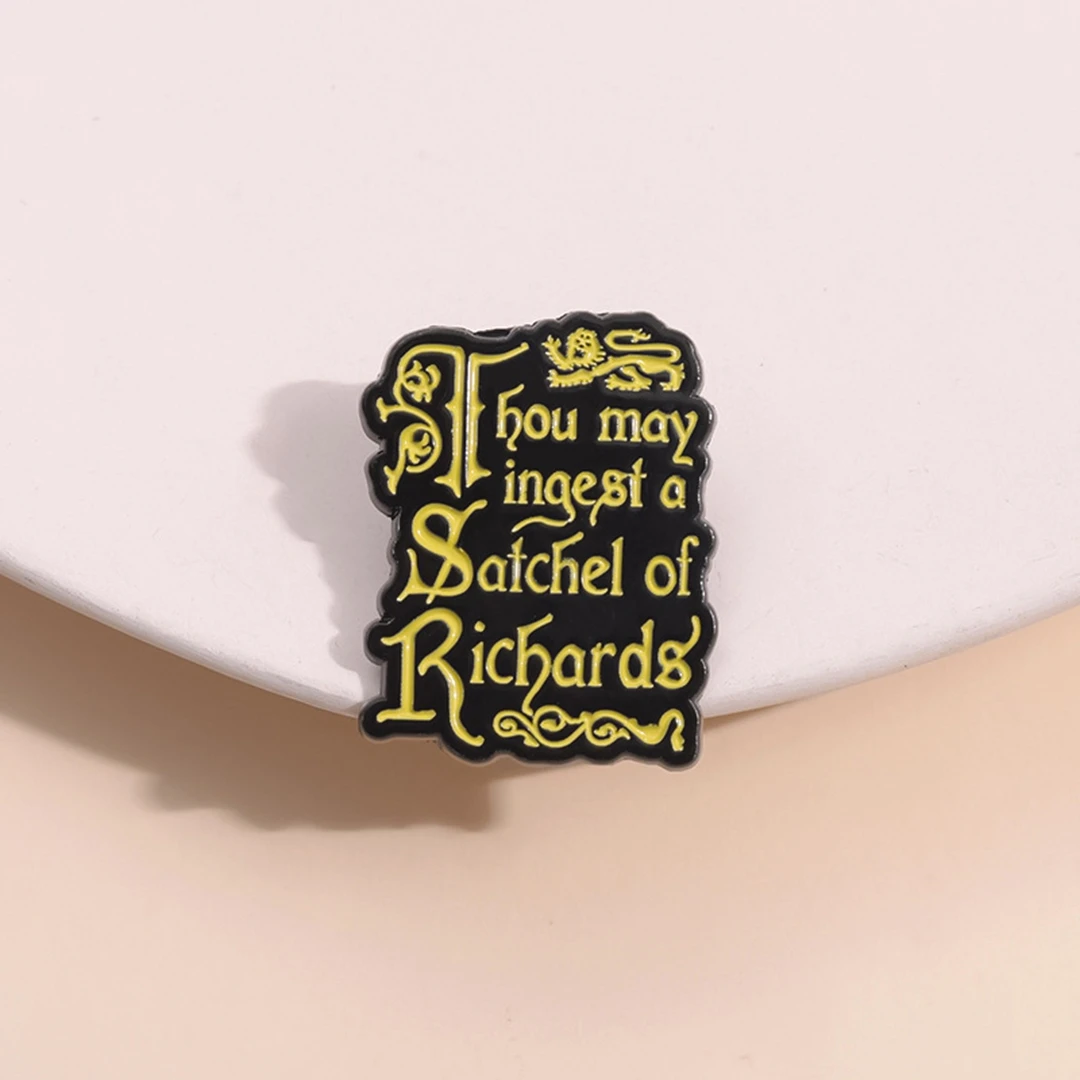 31Styles Funny Quotes Enamel Pins Magic Spells Magic Movie Psychologist Mental Health Brooches Lapel Badge Friends Jewelry Gifts