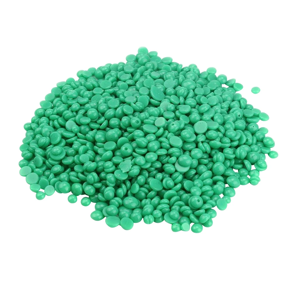 400 جرام شعر غير مؤلم بدون شرائط فاصوليا شمع صلبة لجميع أنواع إزالة الشعر غير المؤلم مزيل الشعر خرزة شمع لؤلؤية أخضر فاتح #1