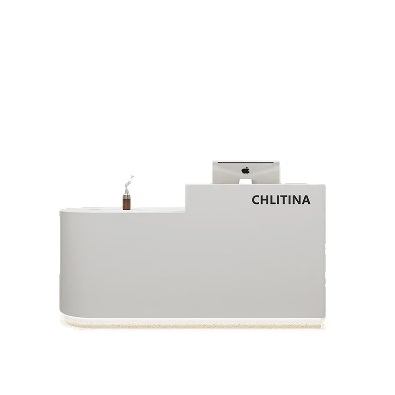 *Clothing Store Checkout Counter, Small Beauty Salon Reception Desk, Painted Finish bar Counter, Table Counter