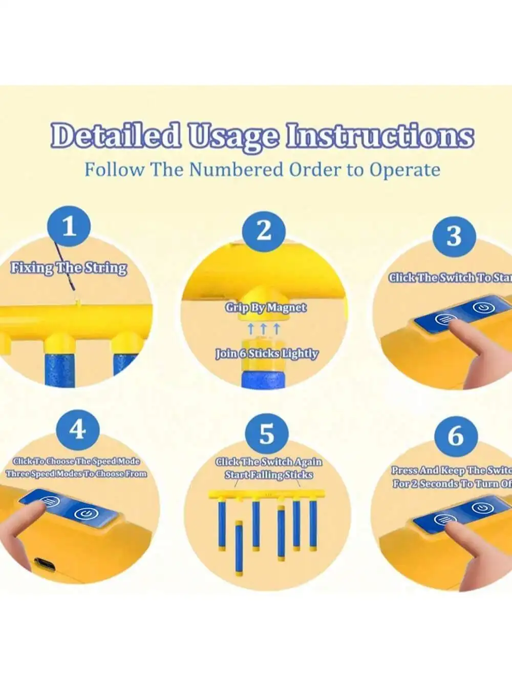 Challenge Falling Sticks Game Machine - Educatieve activiteit voor het trainen van reactievermogen Ouder-kind familiefeestspeelgoed