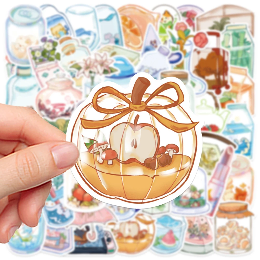 

10/30/50pcs Transparent INS Animal Cartoon Stickers Cute DIY Stationery Phone Case Laptop Kawaii Graffiti Decoration Sticker