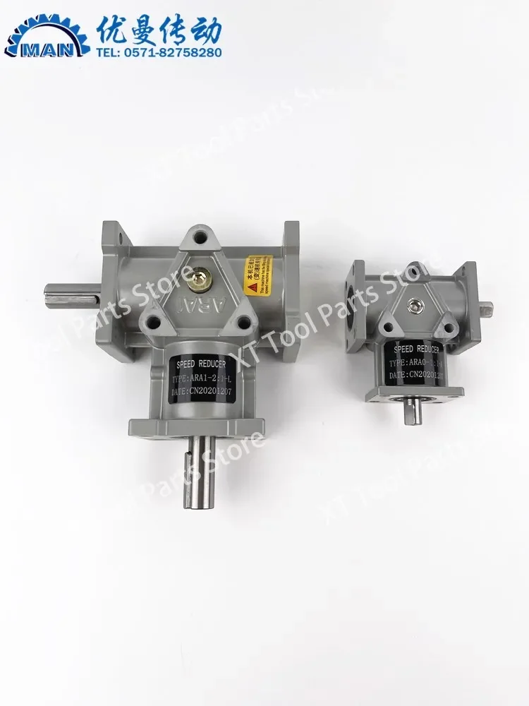 Bevel Gear Steering Gear, Small Right Angle Commutator ARA1 Bevel Gear Box T Type 90 Degree Vertical