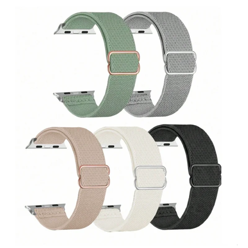 Elastic Strap for Apple watch Ultra Band 49mm45mm44mm42mm 38mm40mm41mm Sport Nylon Replacement Wristband for Iwatch Series987654