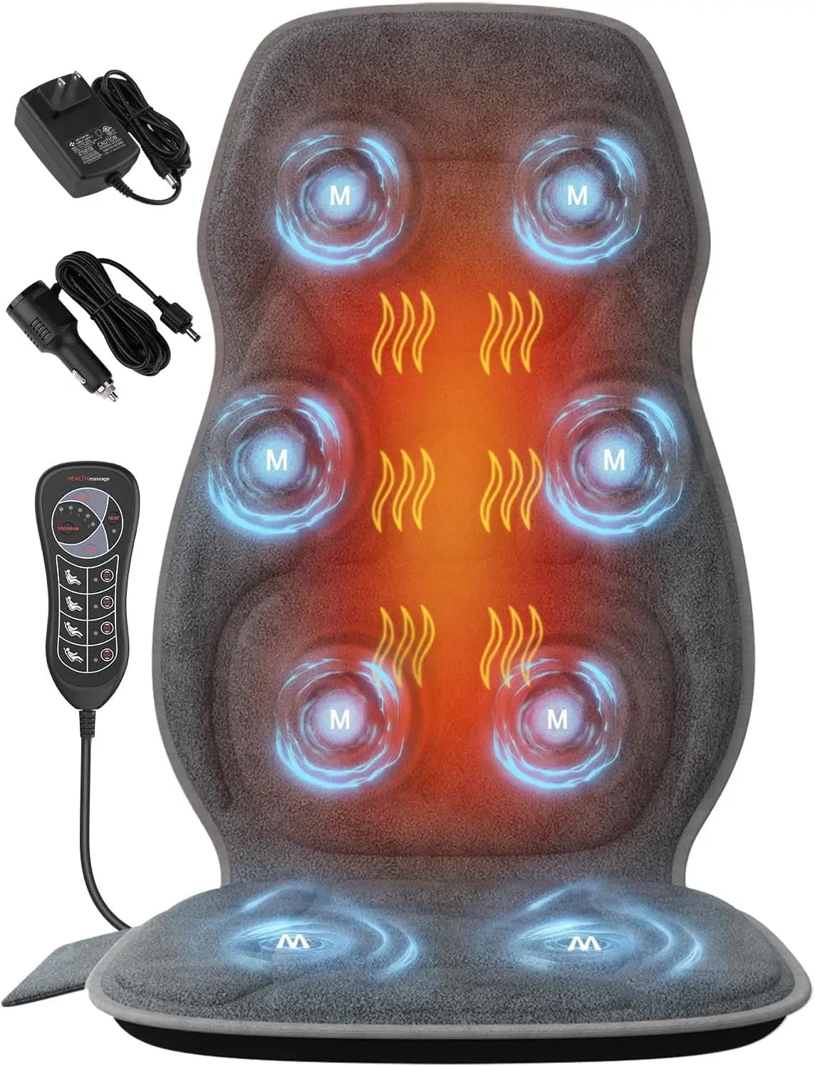 

Мягкая плюшевая массажная подушка с 8 моторами и подогревом, для стульев и диванов, идеальный подарок для дома