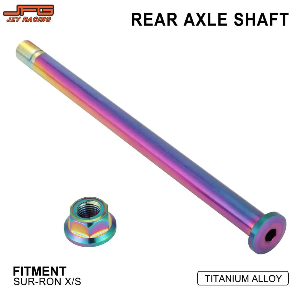 

Funparts Rear Fork Mid Shaft Motorcycles Accessories Swing ARM Axle With Nut Screw For Sur ron Light Bee X S Electric Off-road