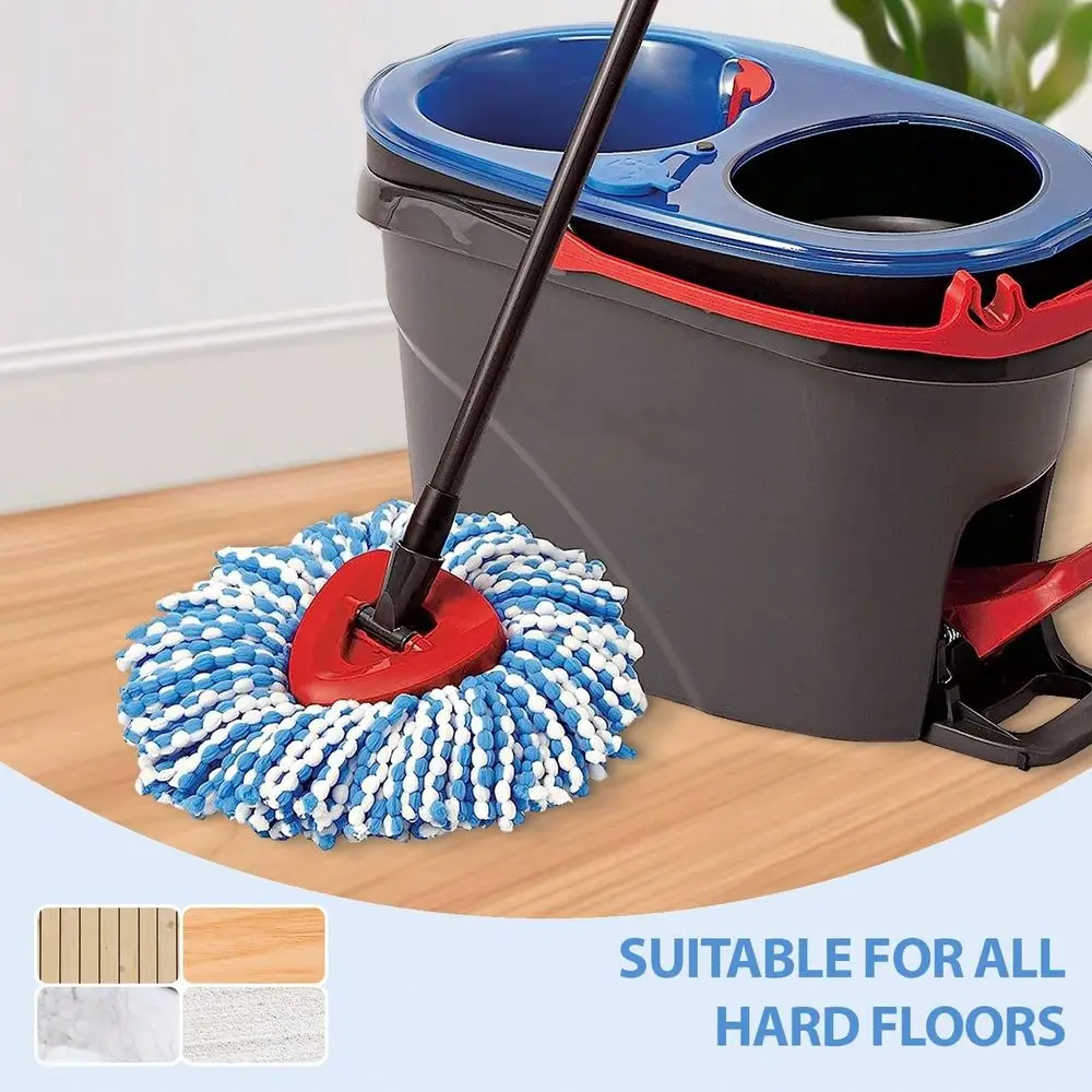 

5 Pack Mop Head For OCeda RinseClean Spin Mop Refill 2Tank System Only Easy Cleaning Microfiber Replacement