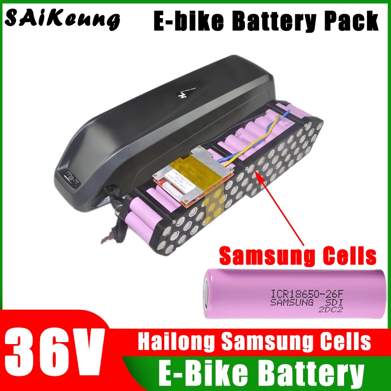 E Bike Batteries 36V 16ah 23ah 30ah 40ah 50ah Ebike Batterij 18650 Lithium Accu Voor Elektrische Fiets Elektrische scooter