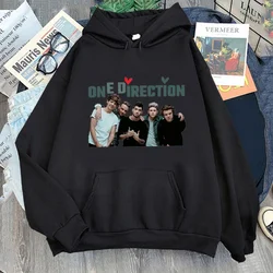 Direction One Hoodies Spring Long Sleeve Hooded Sweatshirt Fans Unisex Autumn Winter Tour Printing Sudaderas Streetwear Men Tops