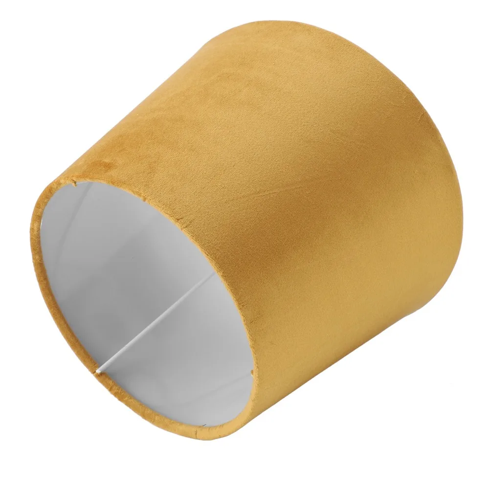 

Modern Velvet Fabric Lampshade Clip On Design 6.3 inch Height Lamp Cover Chandelier Lamp Shades Floor Lamp