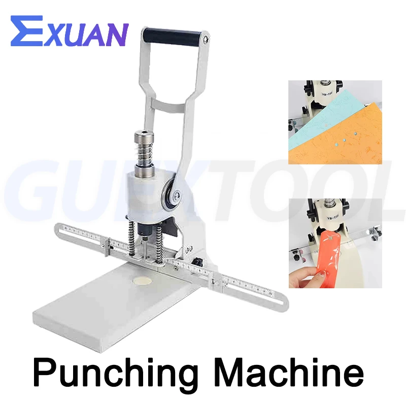 Household Card Punching Machine Single Hole Circular Cutting Machine Manual Papers Tag Drilling Machine Office Specific Supplies