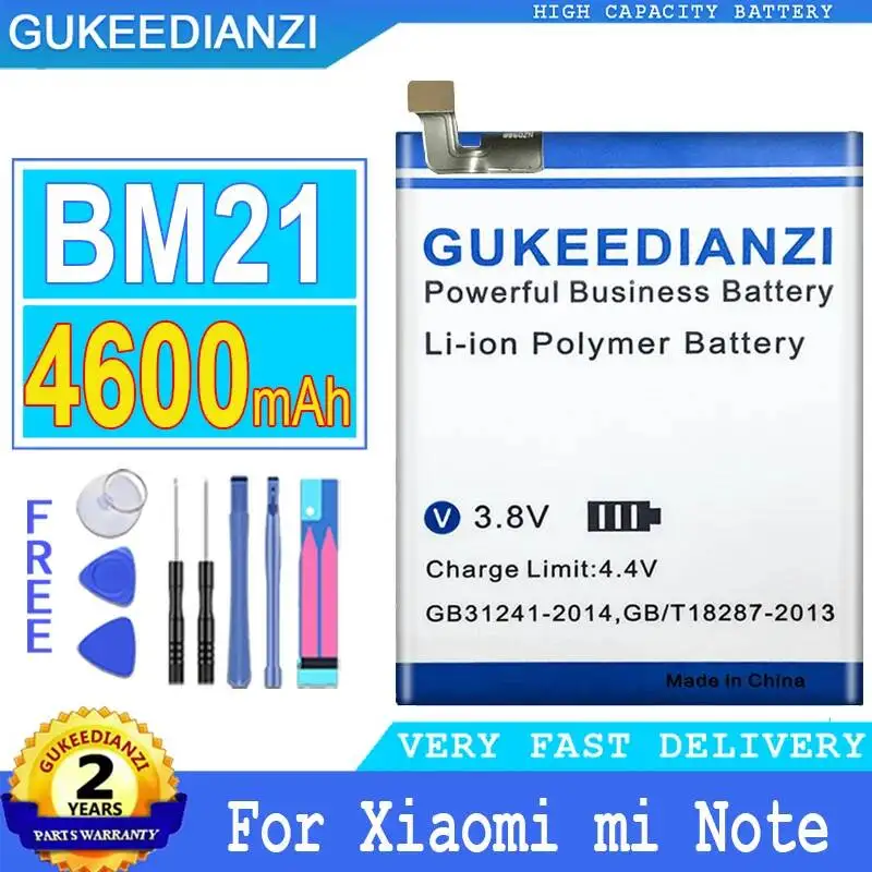 

BM21 High Capacity For Xiaomi MI Note 1 Mobile Phone Battery 4600mAh Safe