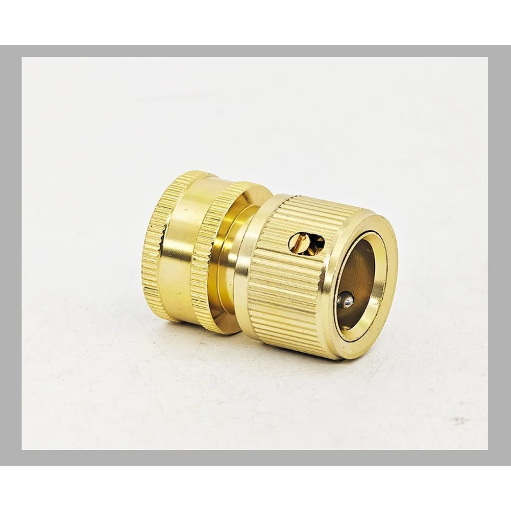 Aluminum 6 Inch Female Thread Water Hose Connector Quick Connect Adapter Compatible with 3/4 Inch Standard Hoses