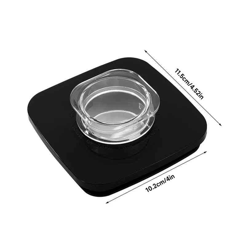 Blender Square Lid and Center Cap for Os-Ter Blender Jar Fit for 4903 Blender Square Jar Lid Replacements