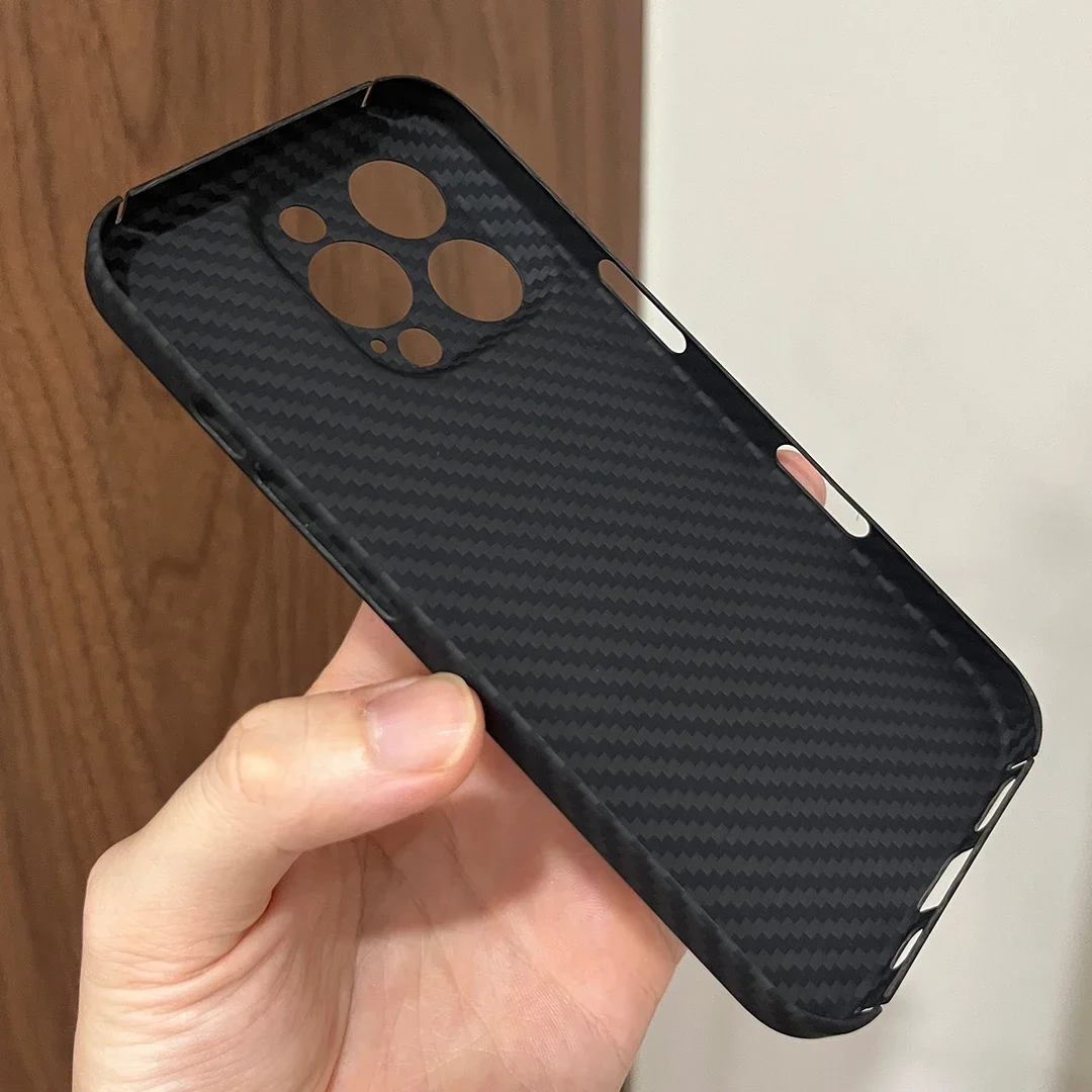 For iPhone 17 ProMax i14 i15 i16 i17 Real Aramid Carbon Fiber Phone Case Cover For iPhone 13 14 15 16 16E 17 Pro Max 12 Plus Air - view 5