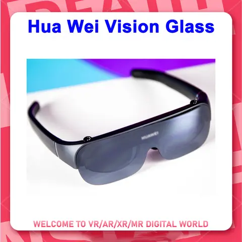 For Hua Wei Vision Glass 1920*1080 Dual Micro OLED Screens 120 Inch Giant Virtual Screen 0-500° Myopia Adjustment