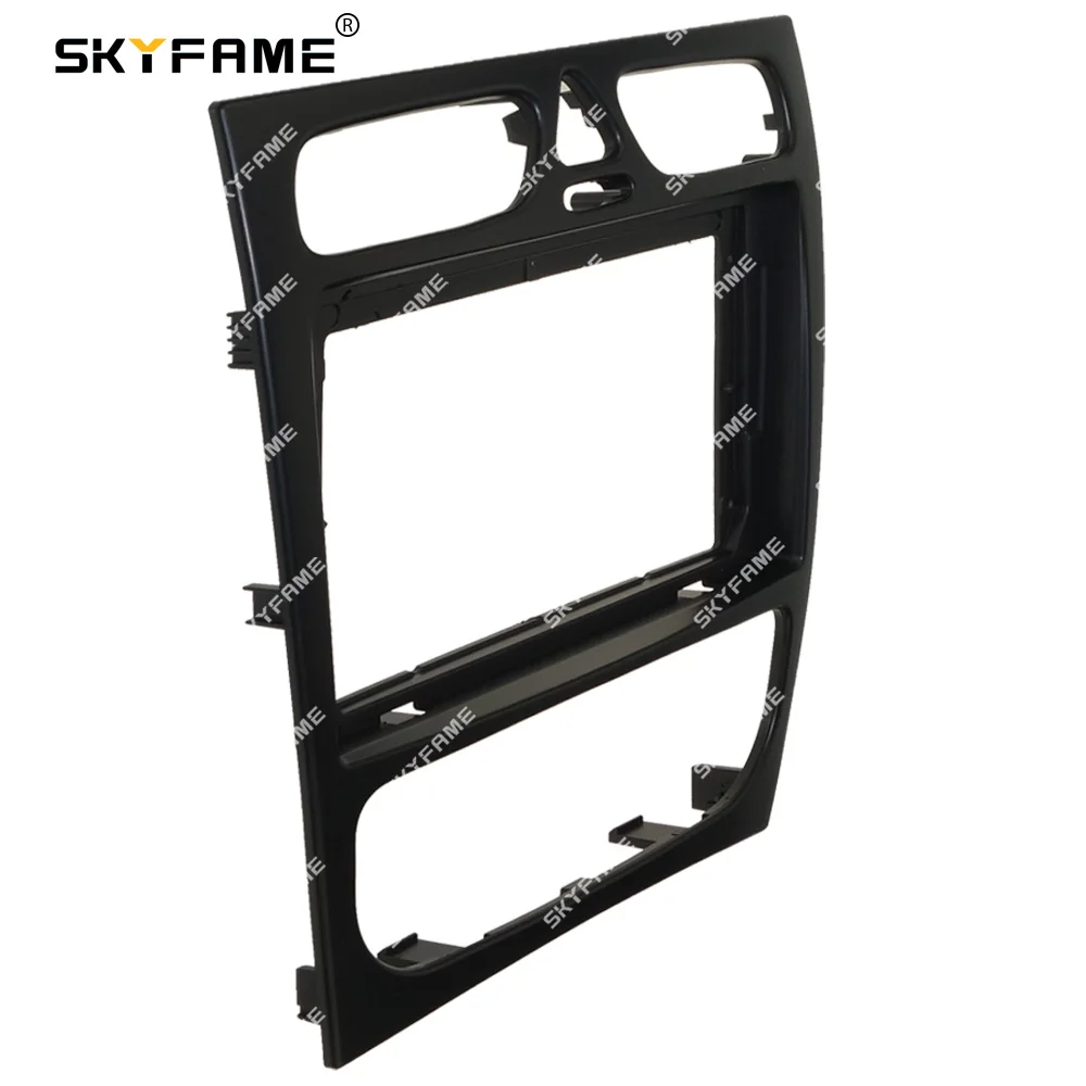 SKYFAME รถกรอบ Fascia อะแดปเตอร์กล่อง Canbus ถอดรหัส Android วิทยุ Dash ชุดแผงติดตั้งสําหรับ Benz W203 W209 C \ CLK Class